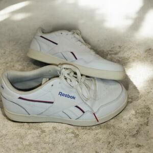 Reebok Royal Techque T White Red Blue Men's Size 13 Sneakers GZ9301 Court Low